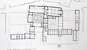 Plan de l'abbaye au 18ème