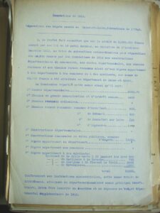 subvention de l'état suite à l'inondation de 1910