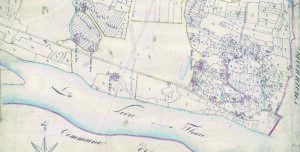 plan cadastral du port girault en 1835