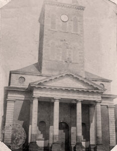 façade de l'église en 1900