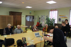 collecte de témoignages à l'EHPAD