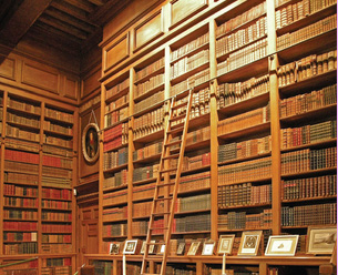 bibliothèque du château de serrant