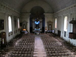 intérieur de l'église