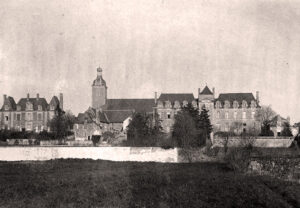 Etang d'arrouët avec vue sur l'abbaye