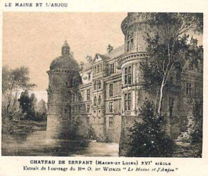 Dessin du château de Serrant