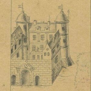 Dessin du château de Serrant