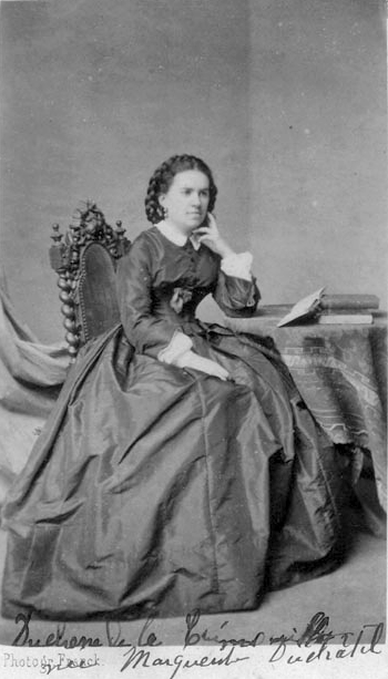 Photographie de MArguerite Duchâtel