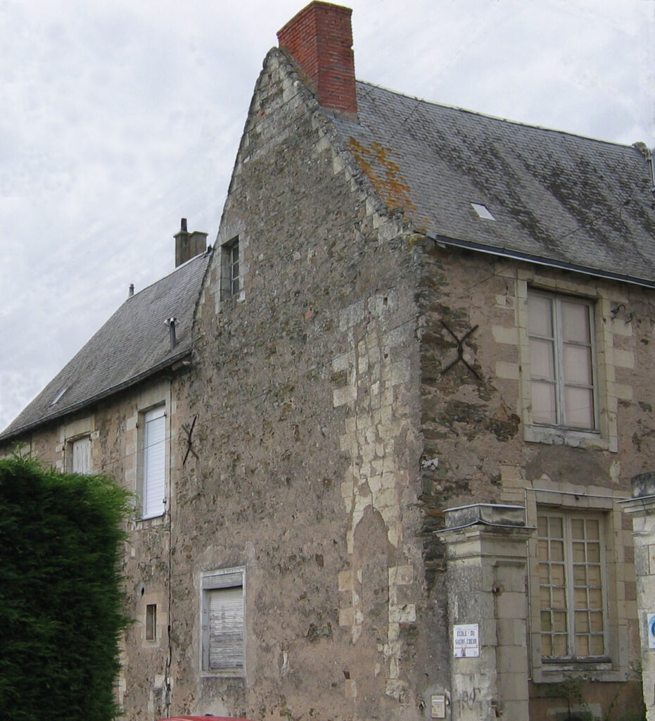 photographie du pignon de la maison des chenambault