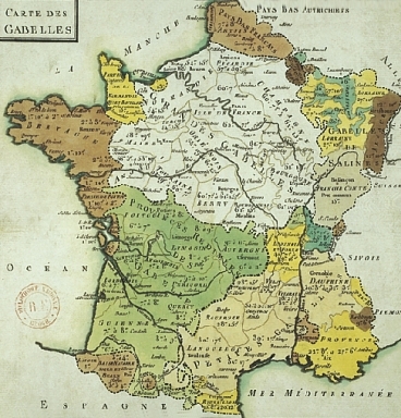 carte des gabelles