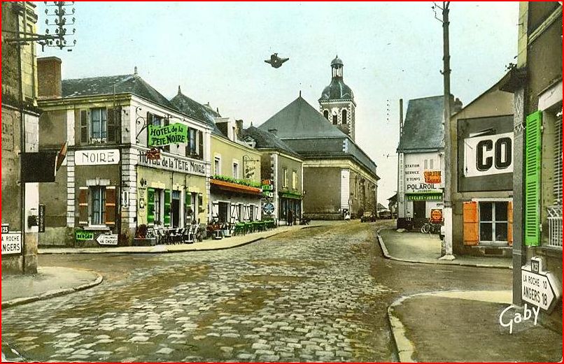 carrefour central dans les années 1970