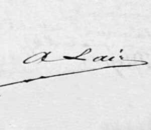 signature adolphe lair