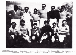 équipe de foot du Saint Georges Sportif de 1938 1939