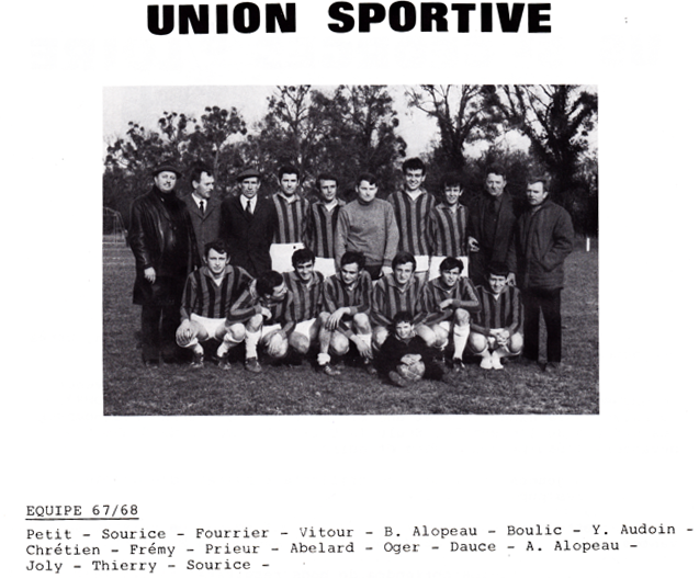 équipe de football de l'union sportive 1967 1968