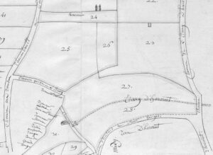 plan du petit Arrouet en 1746