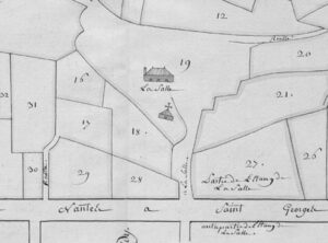 plan de la salle en 1786