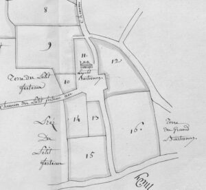 plan du petit batonnet en 1746