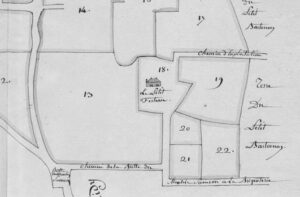 plan du petit faiteau en 1746