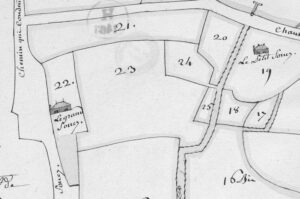plan du grand et du petit soucy en 1746