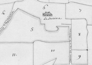 plan de la bouvière au XVIIème