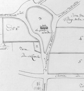 plan de la grande lande en 1786