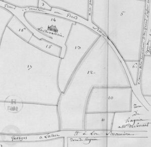 plan de la chevallerie en 1786