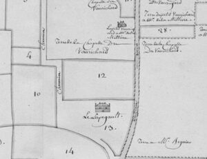 plan du papegault en 1786