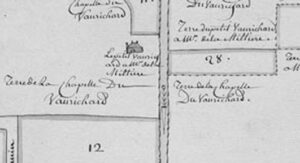 plan du petit vaurichard en 1786