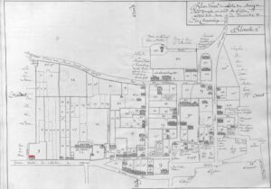 carte de 1786 quartier de la barre