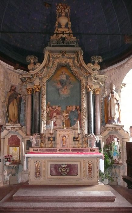 maitre autel de la chapelle Notre dame d'Abrissel