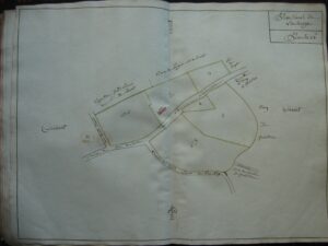 plan de la richeraie en 1786