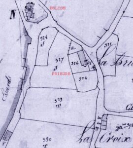 plan des Essarts cadastre de 1835