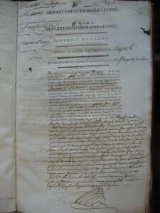 acte de vente du domaine du prieuré de saint augustin des bois en 1791