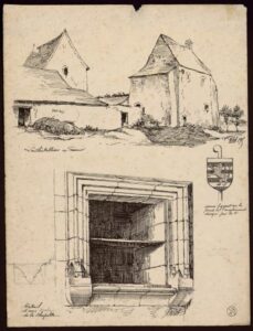 détails de la chapelle sainte apolline en 1919