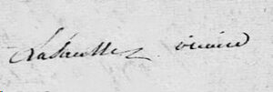 signature de jean de la sausse