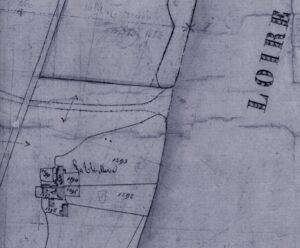 la thiellerie sur le cadastre napoléonien de 1835
