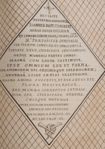 relevé du tombeau de jean-baptiste chaubert